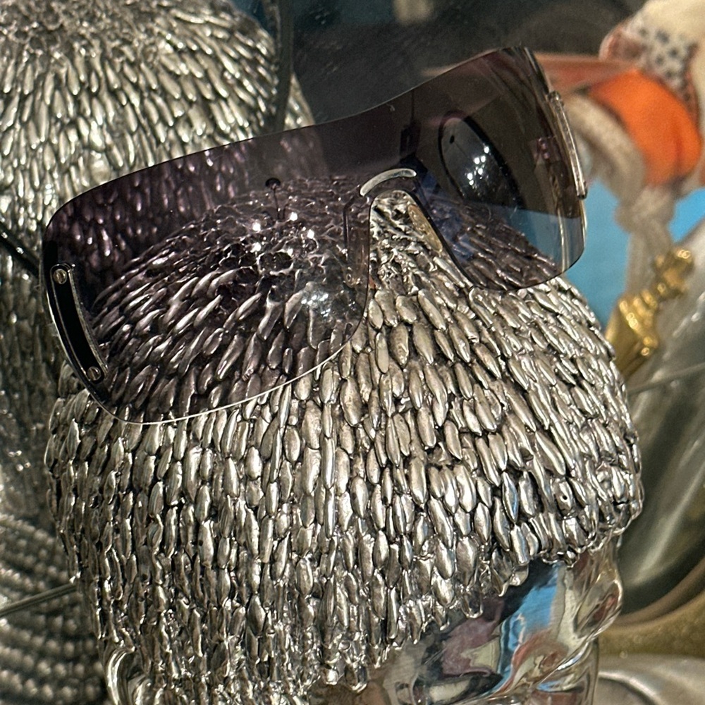 Marc by Marc Jacobs Silver and Black vintage Sunglasses